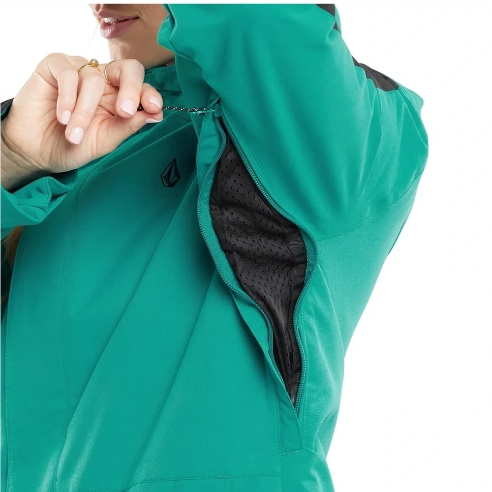 NEW Volcom Women's Westland Insulated Snowboard Ski Winter Hooded Jacket, L